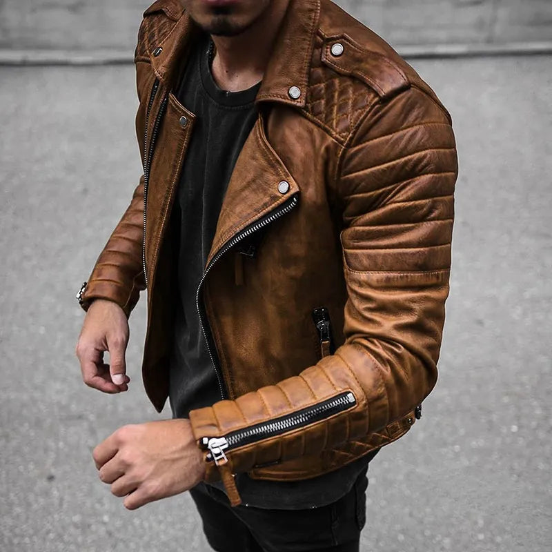 Herren Lederjacke Hochwertig