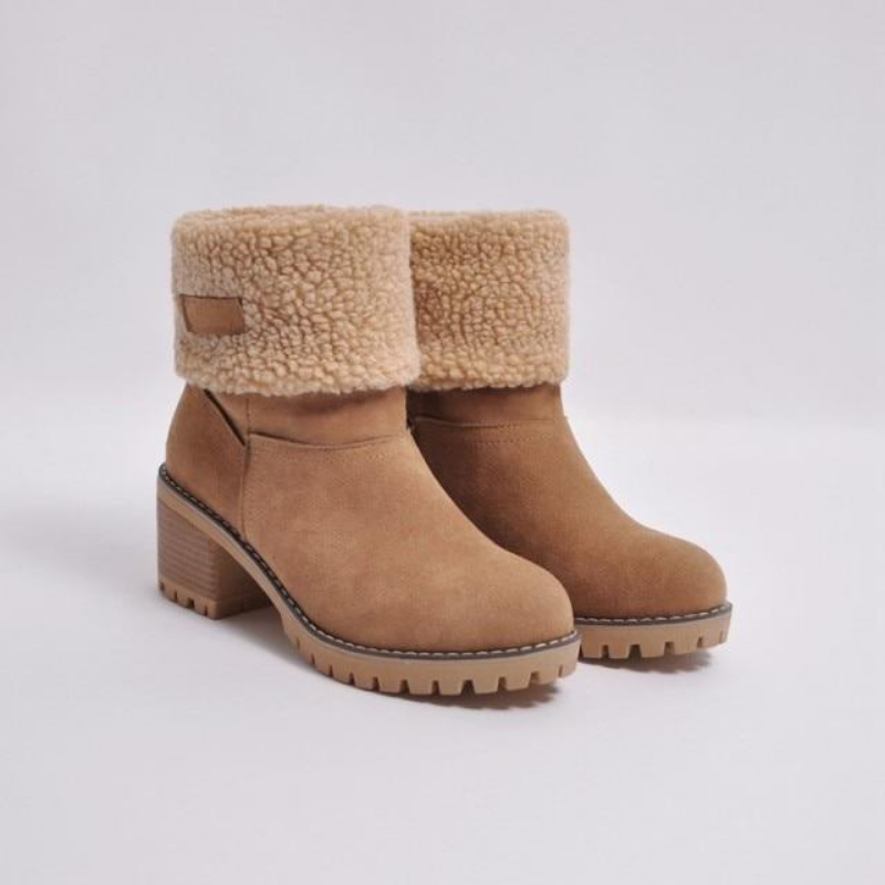 Damen Winterstiefel Warm Gefüttert Schneesicher
