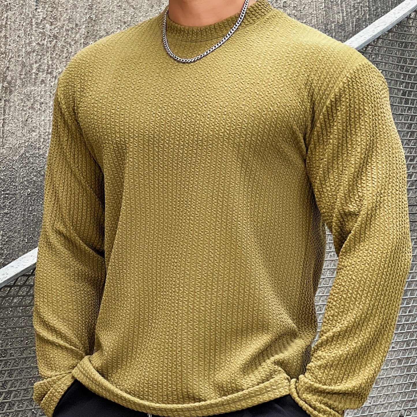 Herren Fitnesspullover Warm Funktionell Sportlich