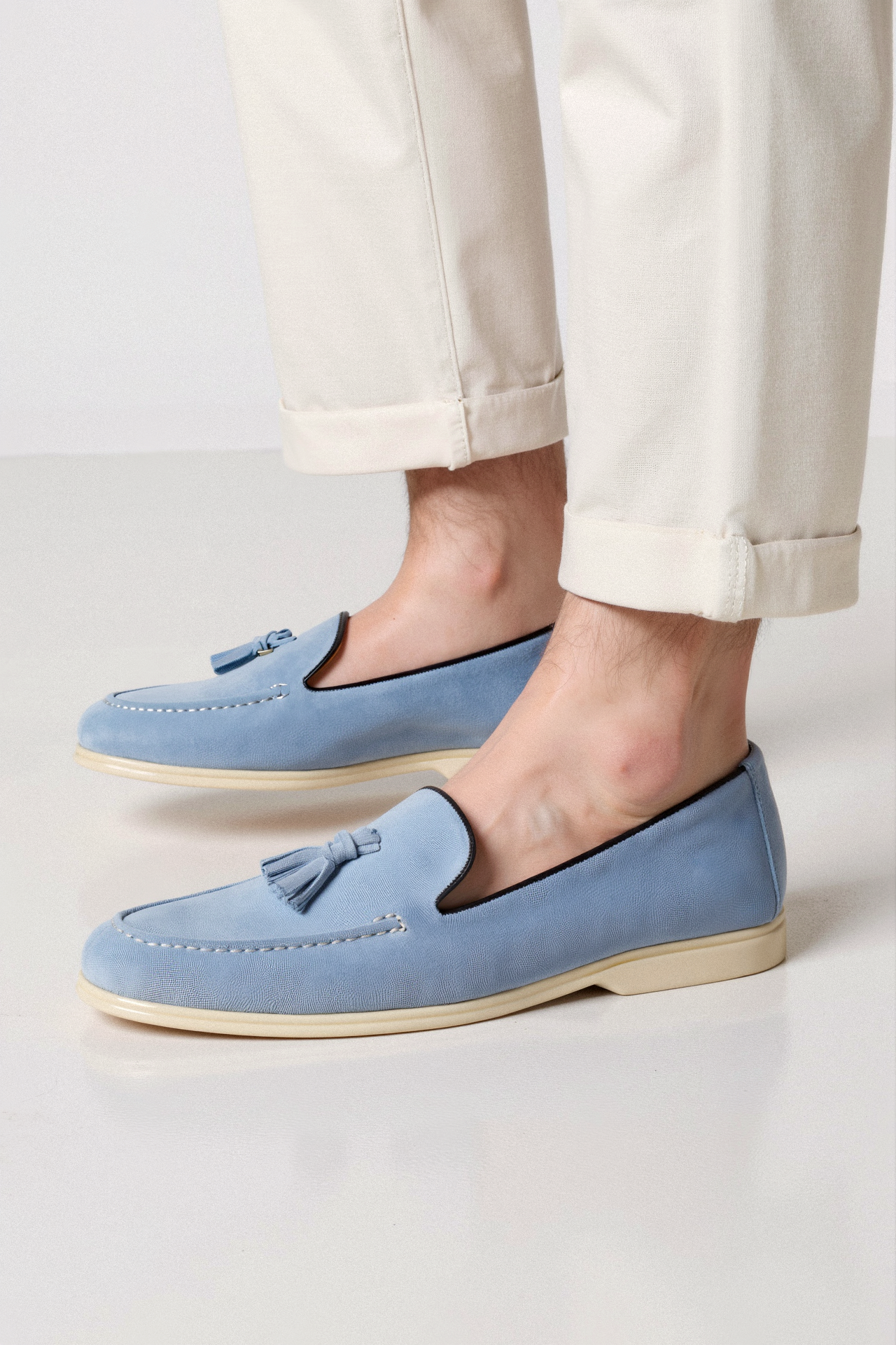 Elegante Damen Loafer Schuhe Quasten