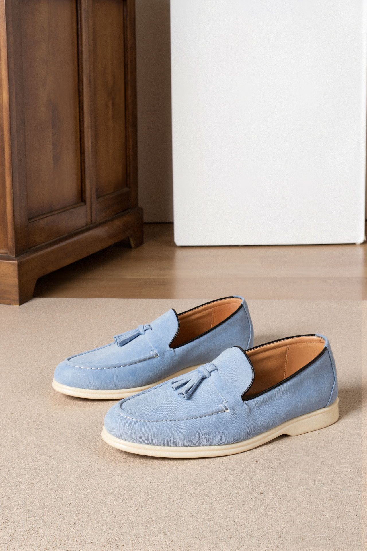 Elegante Damen Loafer Schuhe Quasten