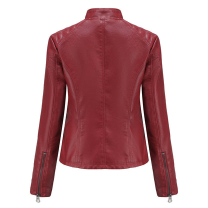 Damen Jacke Modern Steppnähte Schulterpartie