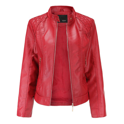 Leder Frauenjacke Stylisch