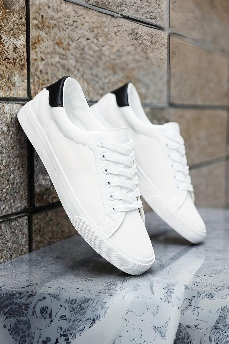 Weiße Sneaker Elegante Sport Schuhe - Norvielle