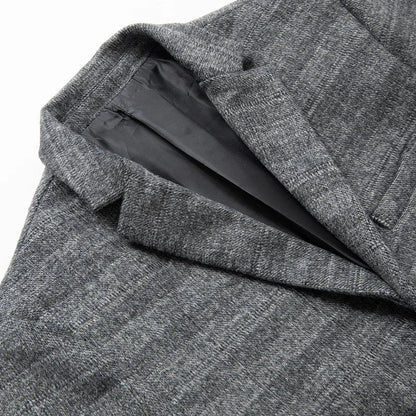 Herren Blazer Grau Khaki Slim Fit