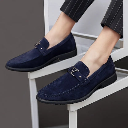 Herren Loafer Schuhe Wildleder Handgefertigt