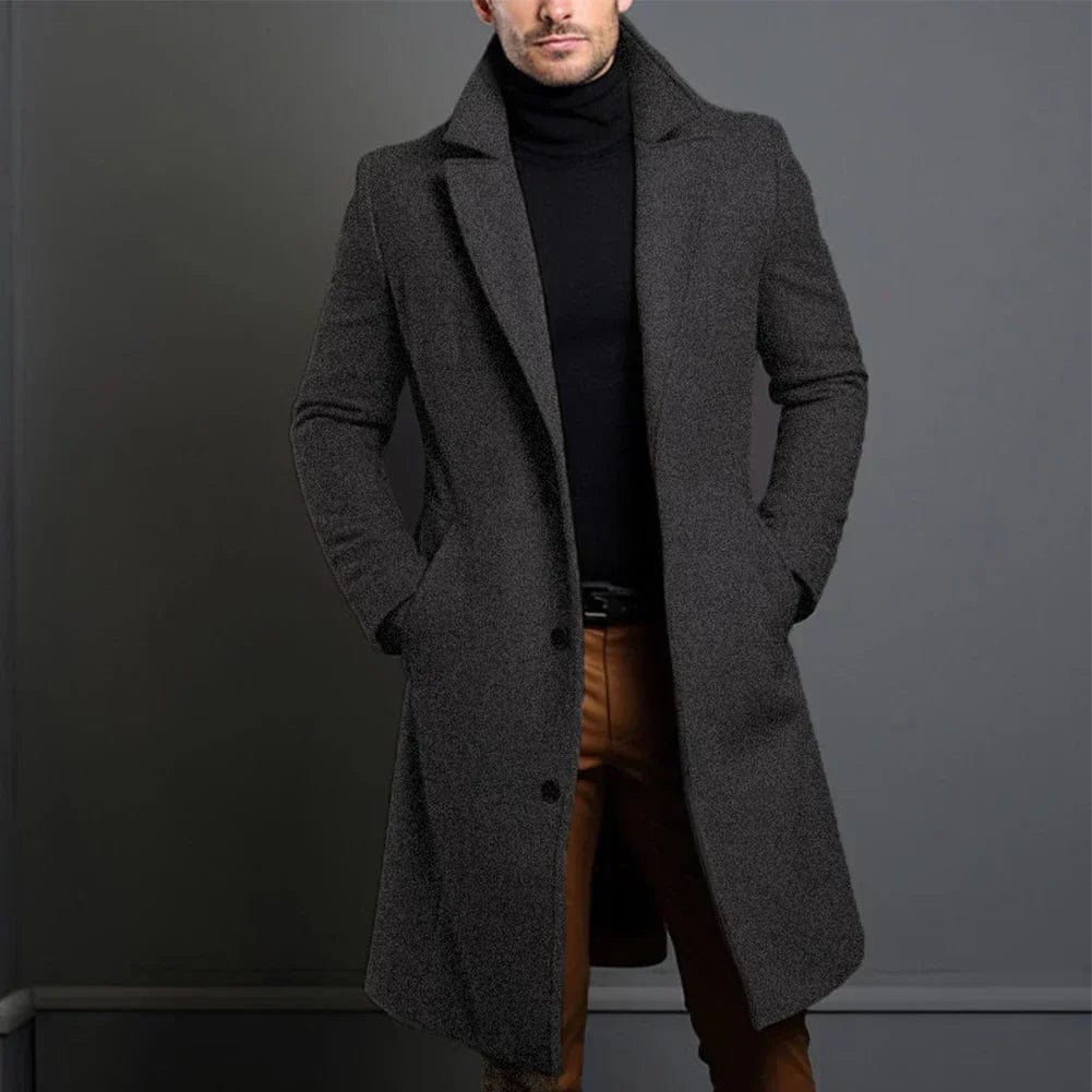Französischer Damen Wollmantel Warm Wintermantel