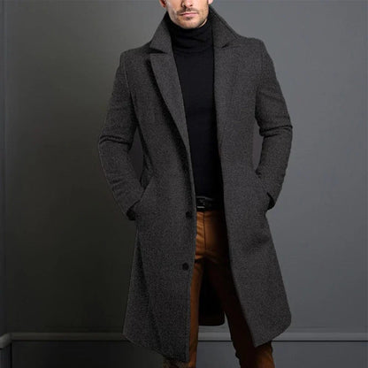 Französischer Damen Wollmantel Warm Wintermantel