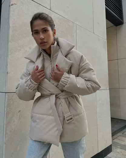 Senna | Pufferjacke - Mit Gürtel Zendoo.de