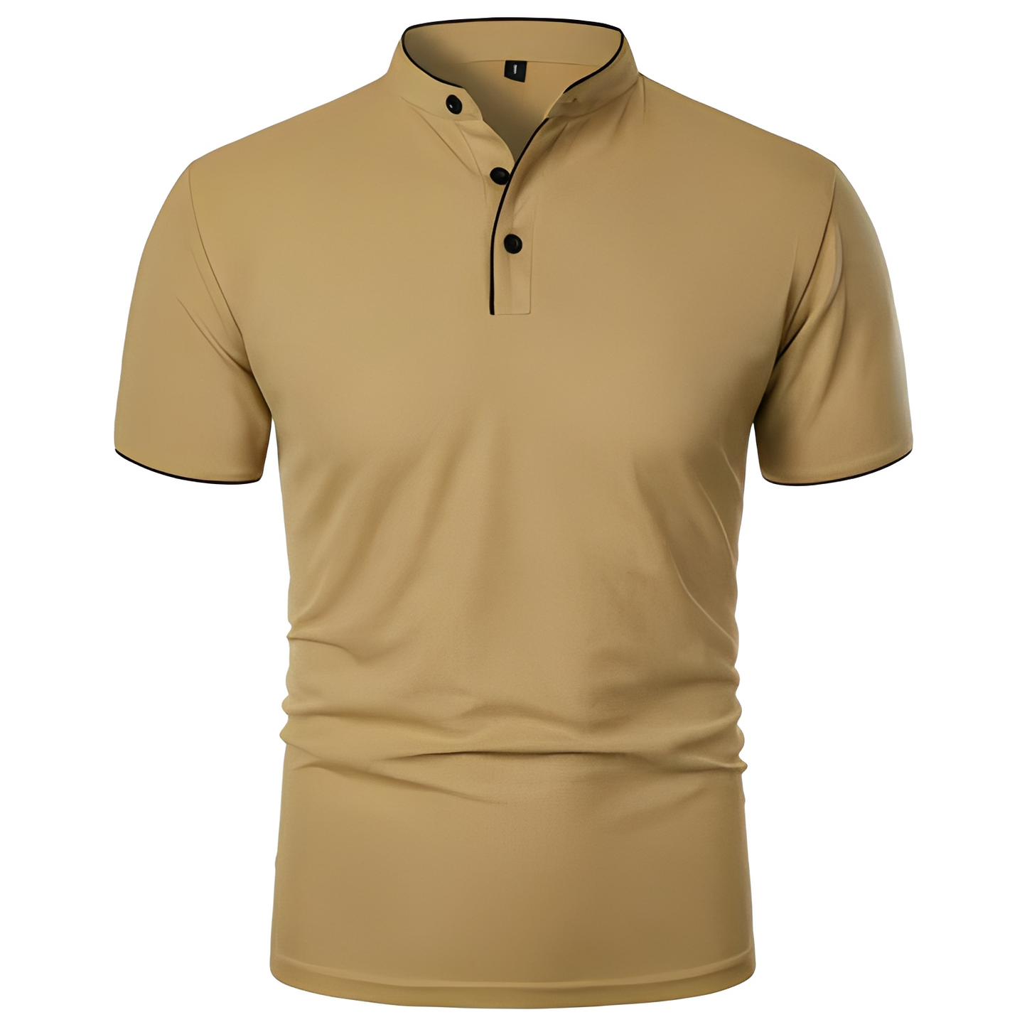 Herren Polo Shirt Leicht Modern Sommerweiß