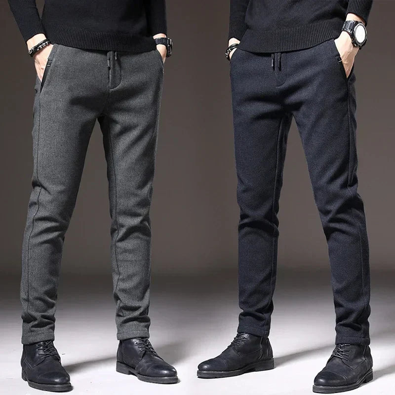 Herren Joggerhosen Modern Hochwertig Schwarz - Norvielle