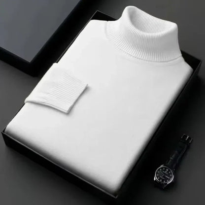 Herren Rollkragenpullover Wärmer