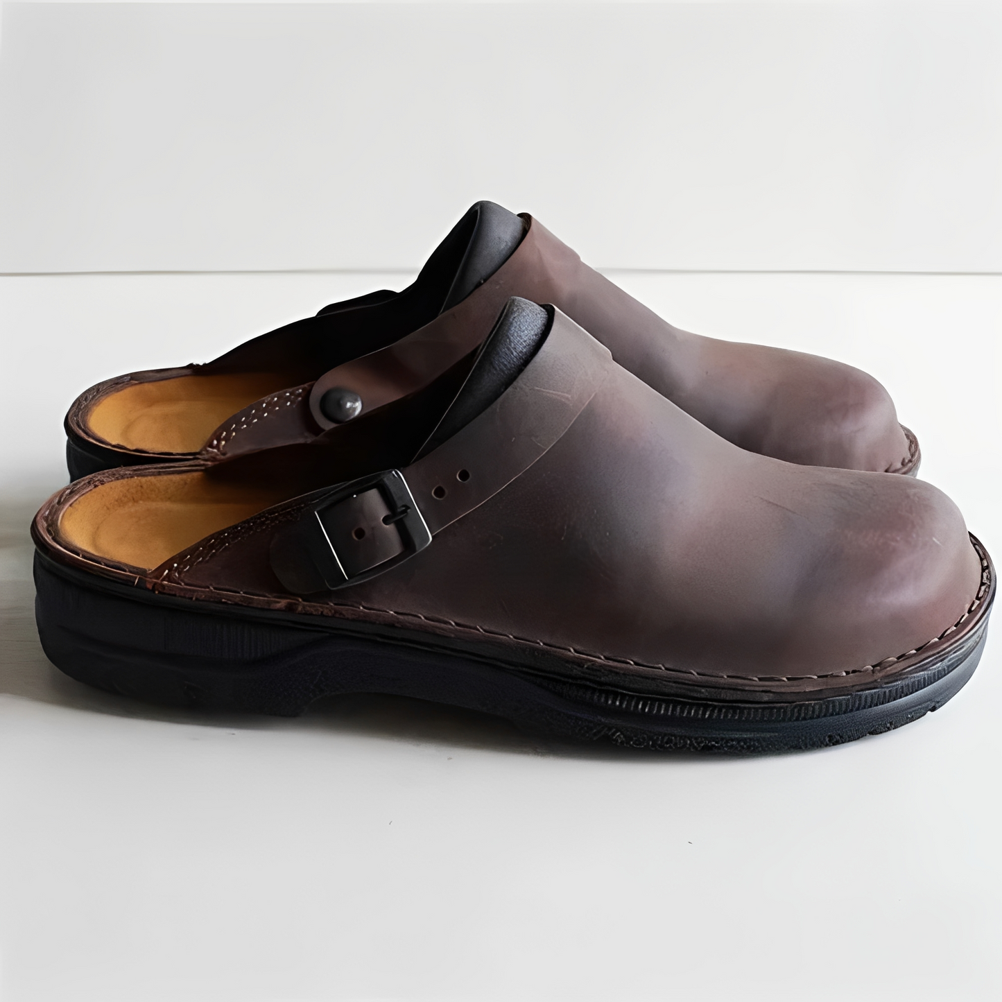 Herren Sandalen Sportlich Sommer Leder