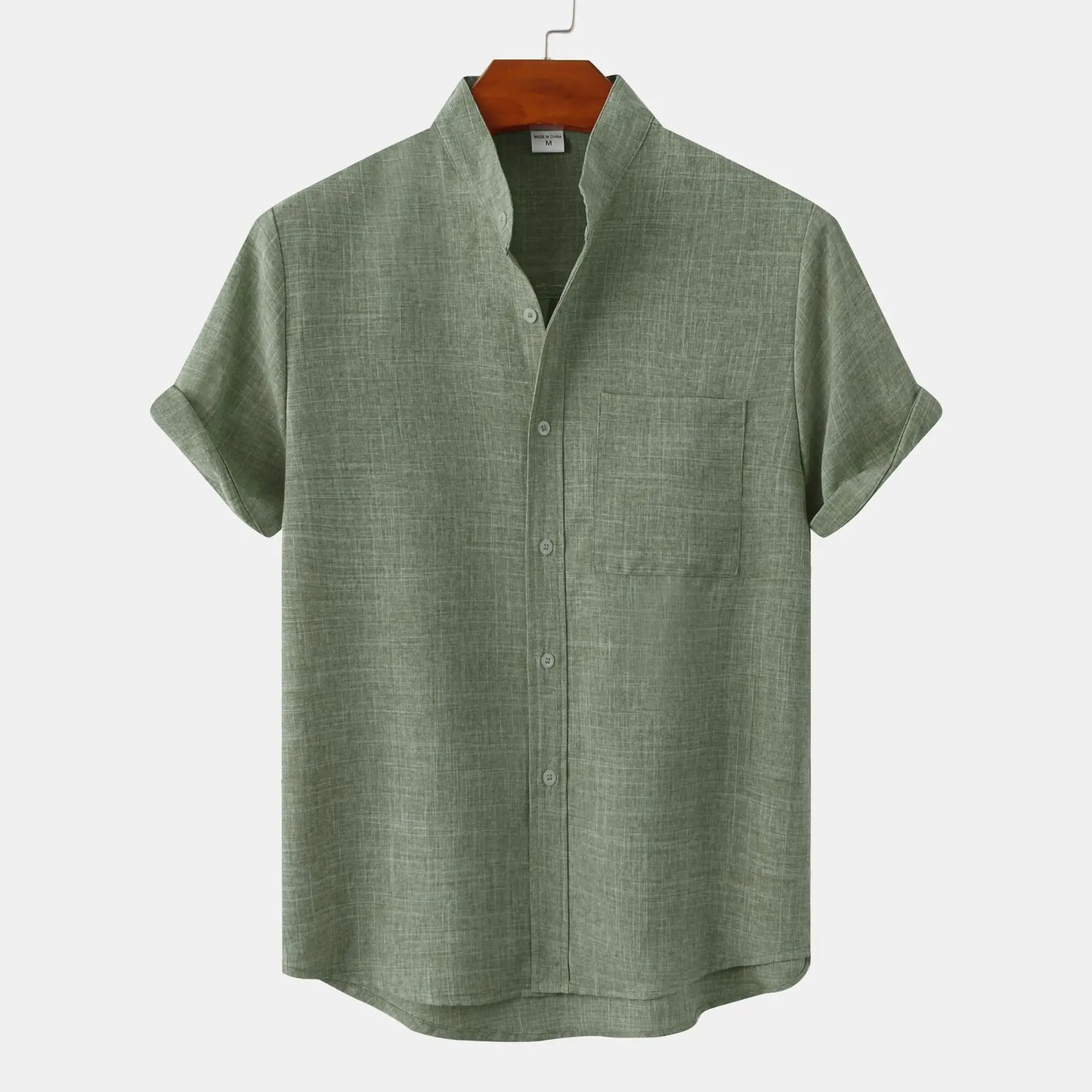 Herren Leinenhemd Sommerlang