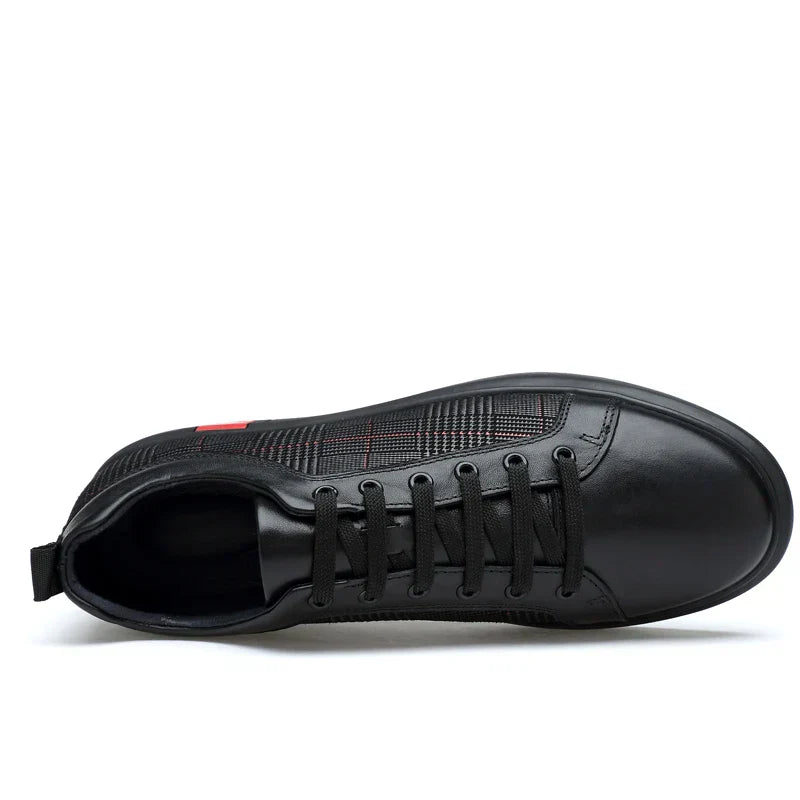 Herren Leder Sneaker Elegantes Design