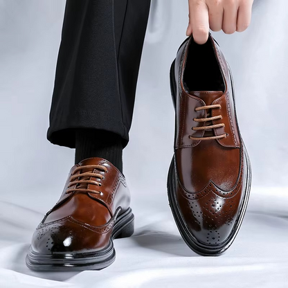 Herrenschuhe Klassisch Flügelspitze e Business Schuhe