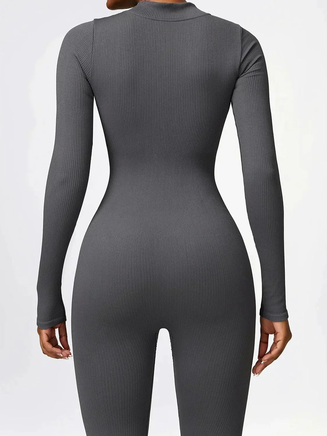 Damen Sportanzug Stretch Jumpsuit Aktiv