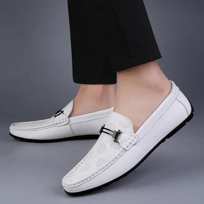 Italienische Herren Lederloafer Echtleder