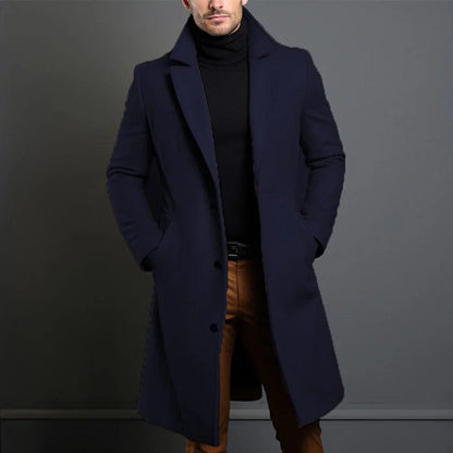 Französischer Damen Wollmantel Warm Wintermantel