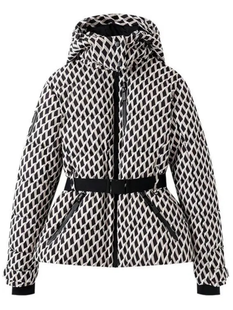 Damen Skijacke Warme Wasserabweisende Winterjacke