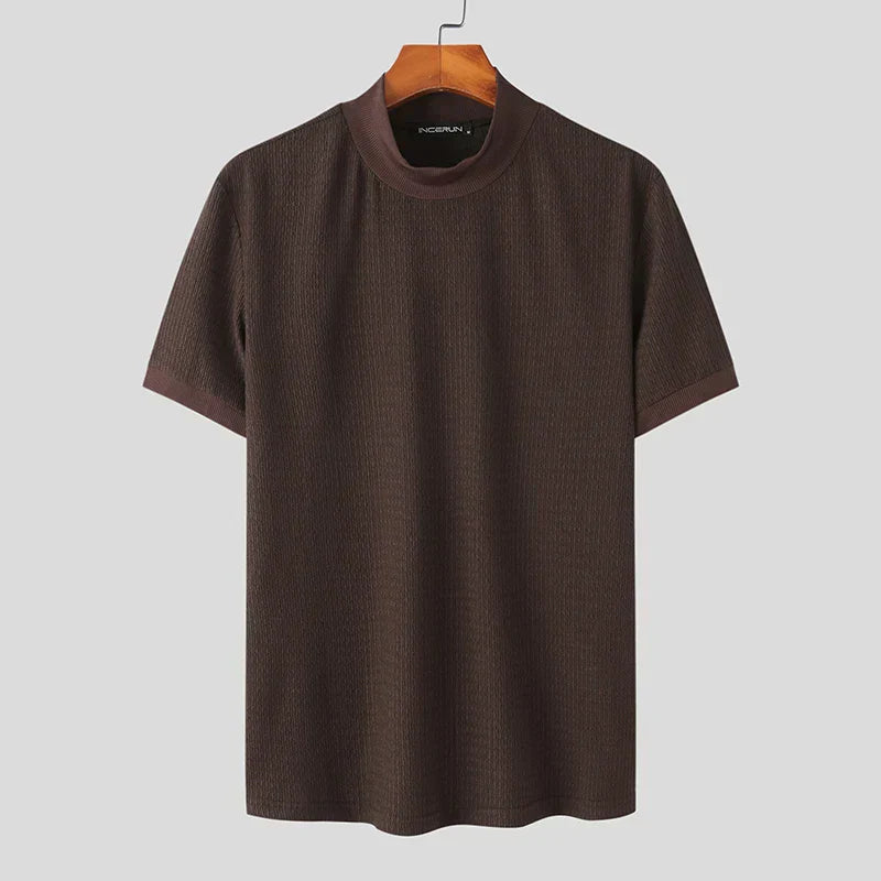Herren Slim Fit Kurzarmshirt Modern Paolo