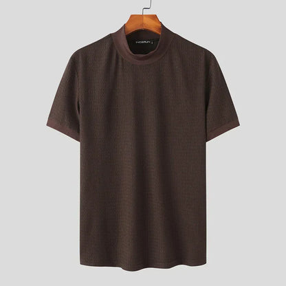 Herren Slim Fit Kurzarmshirt Modern Paolo