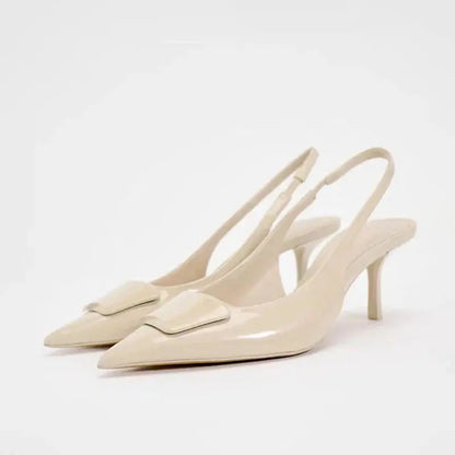 Luca | Weiße Gala-Pumps mit Absatz Zendoo.de