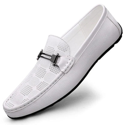Italienische Herren Lederloafer Echtleder
