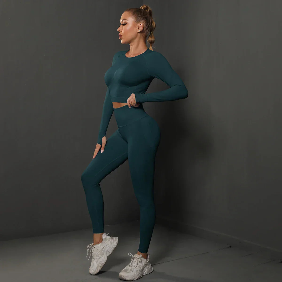 Damen Sportset Nahtlos Komfortabel