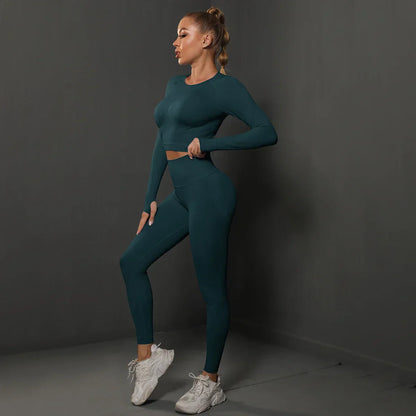 Damen Sportset Nahtlos Komfortabel