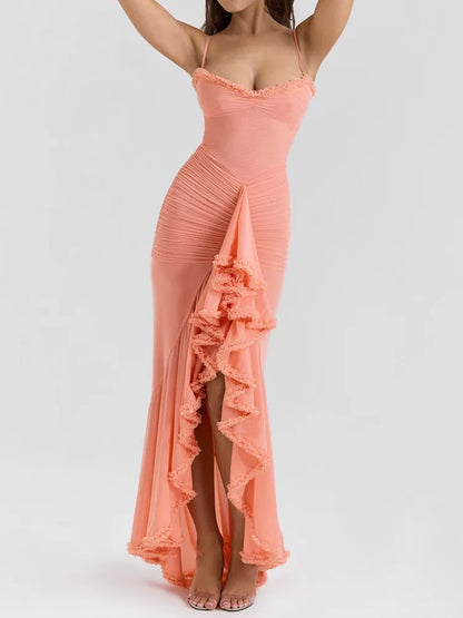 Elegantes Damen Trägerloses Hochzeitskleid Gäste