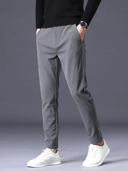 Herren Slim-Fit-Hose Modern Schmal - Norvielle