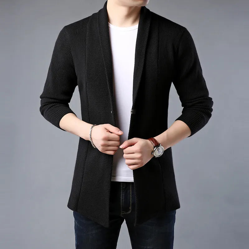 Herren Strickjacke Weiche Wolle Bequem