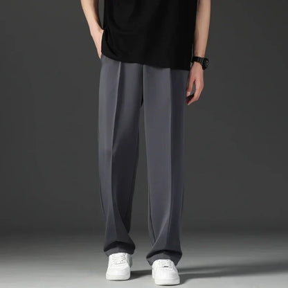 Herrenhosen Bequem Gerader Relaxed Fit