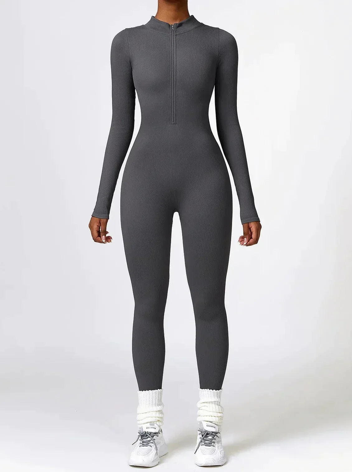 Damen Sportanzug Stretch Jumpsuit Aktiv