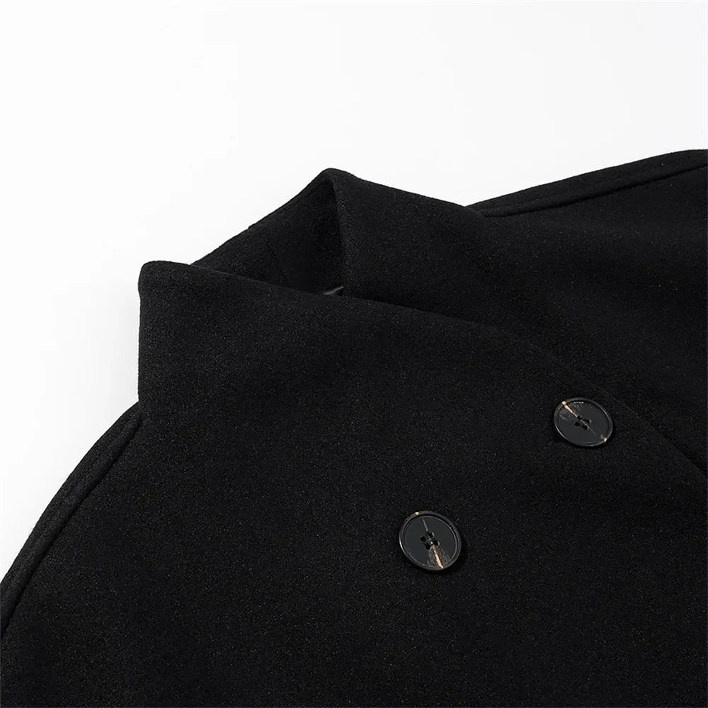 Damen Oversized Jacke Doppelreihig
