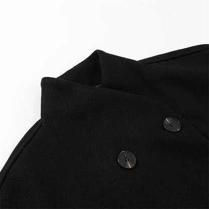 Damen Oversized Jacke Doppelreihig