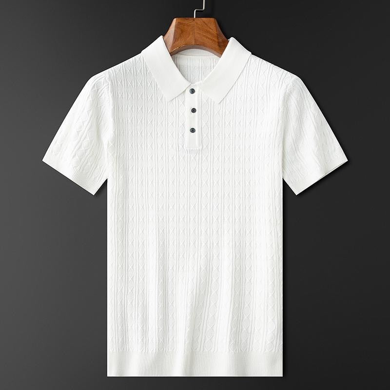 Herren Polo Slim Fit Shirt Qualität - Norvielle