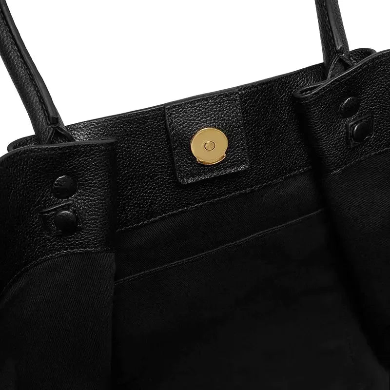 Große Einkaufstasche Elegant Leder