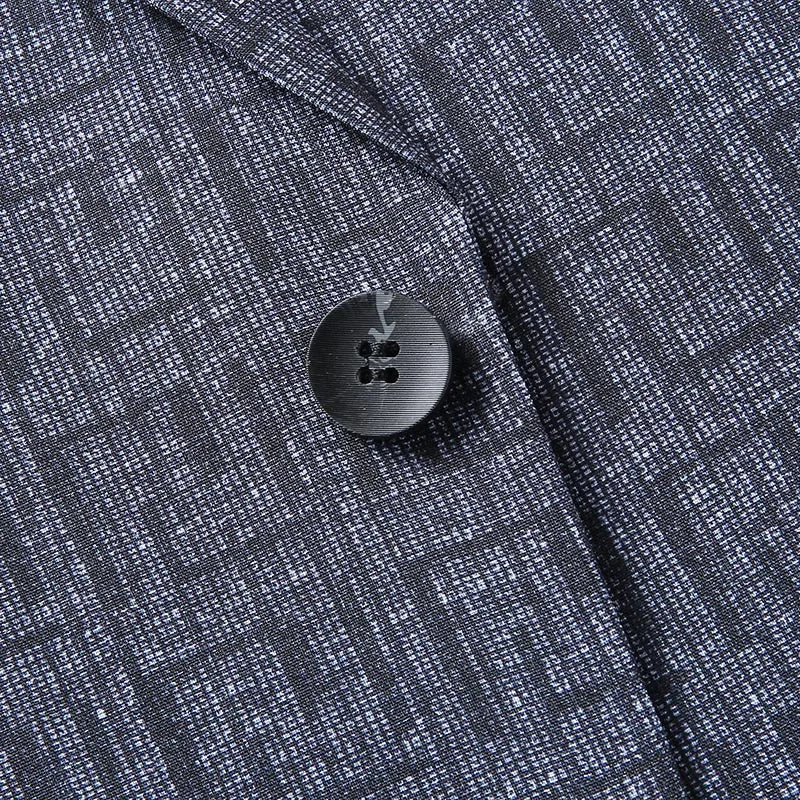 Herren Blazer Schmal Geometrisches Muster Modern