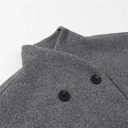 Damen Oversized Jacke Doppelreihig