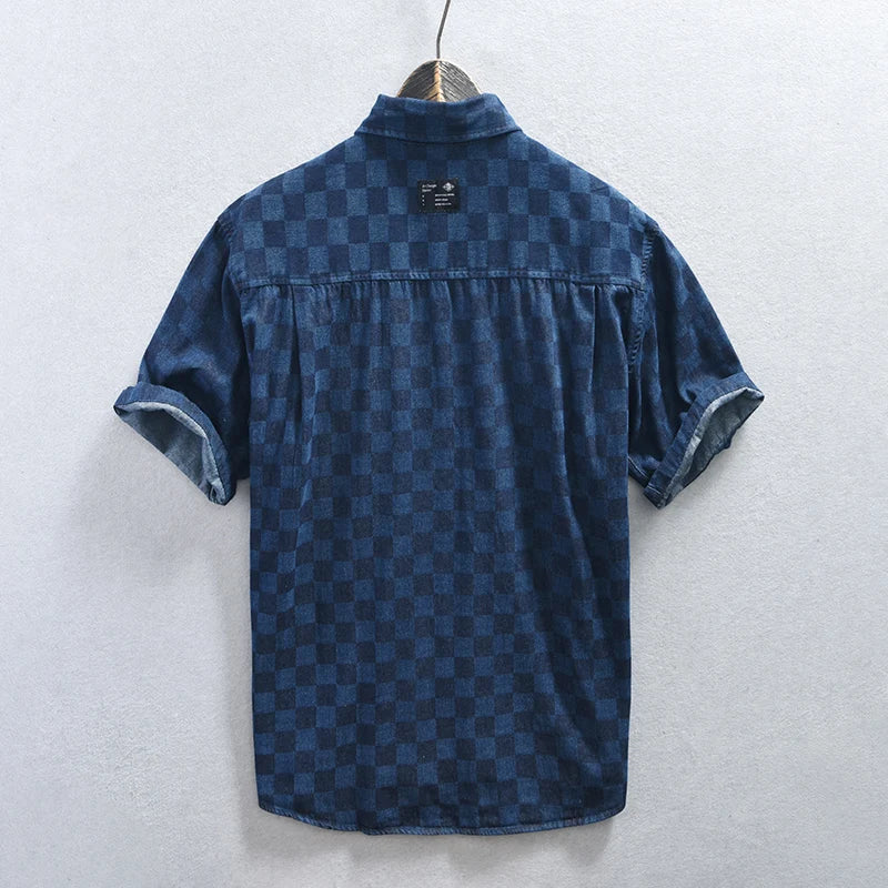 Herren Slim Fit Hemd Knöpfe Modern - Norvielle