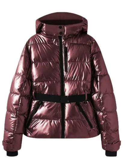 Damen Skijacke Warme Wasserabweisende Winterjacke