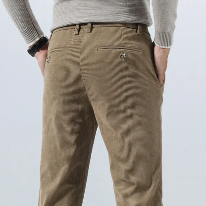 Herren Chinohose Khaki Modern