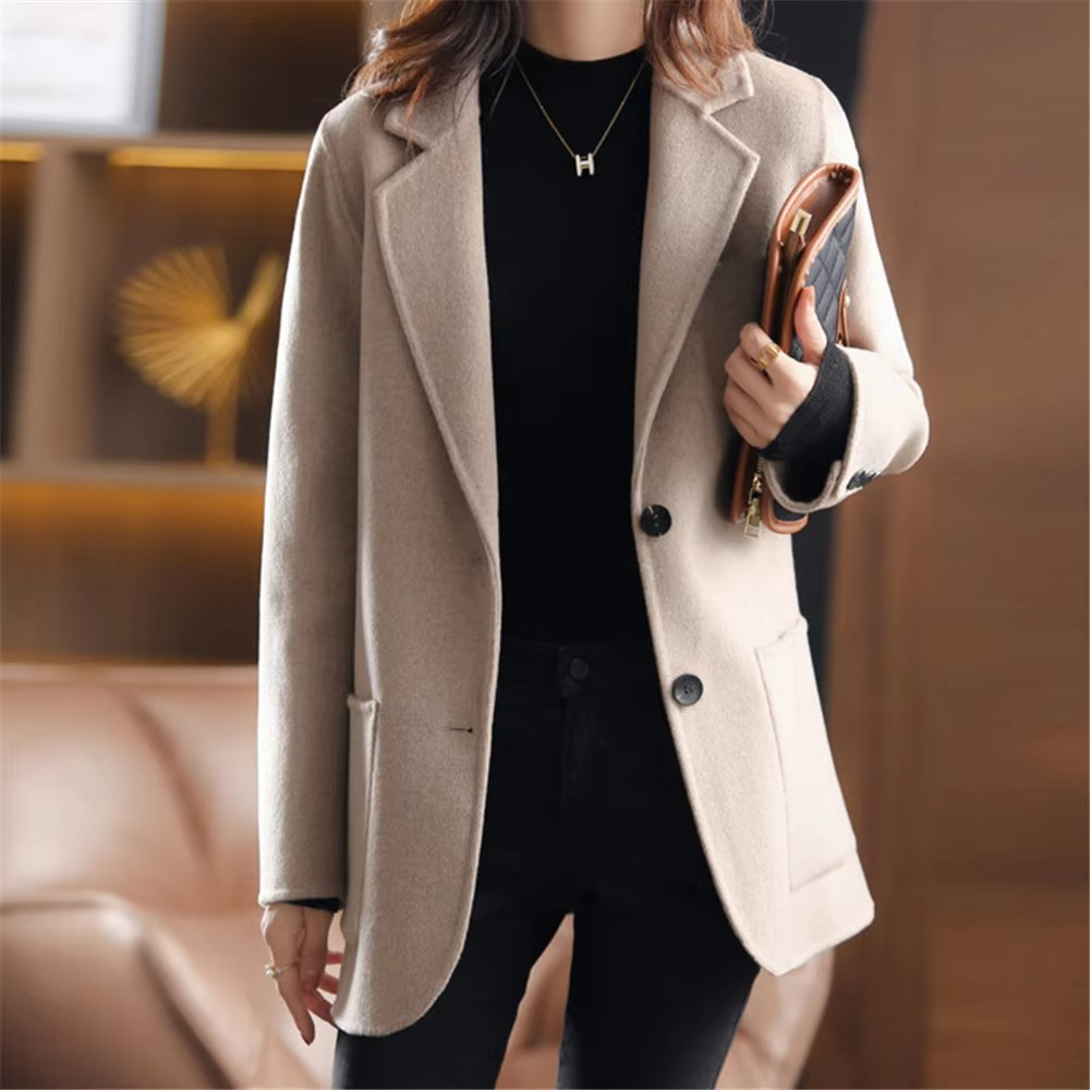 Damen Blazer Klassisch Zweiknopf Bürolook