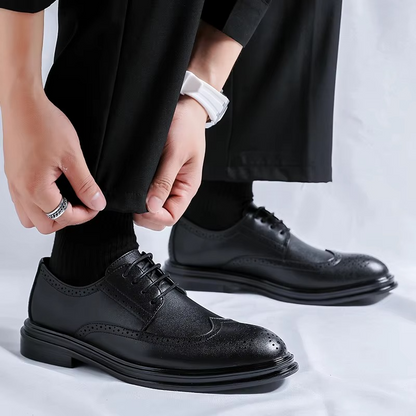 Herrenschuhe Klassisch Flügelspitze e Business Schuhe