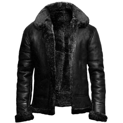 Lederjacke Damen Shearling Lederschutz