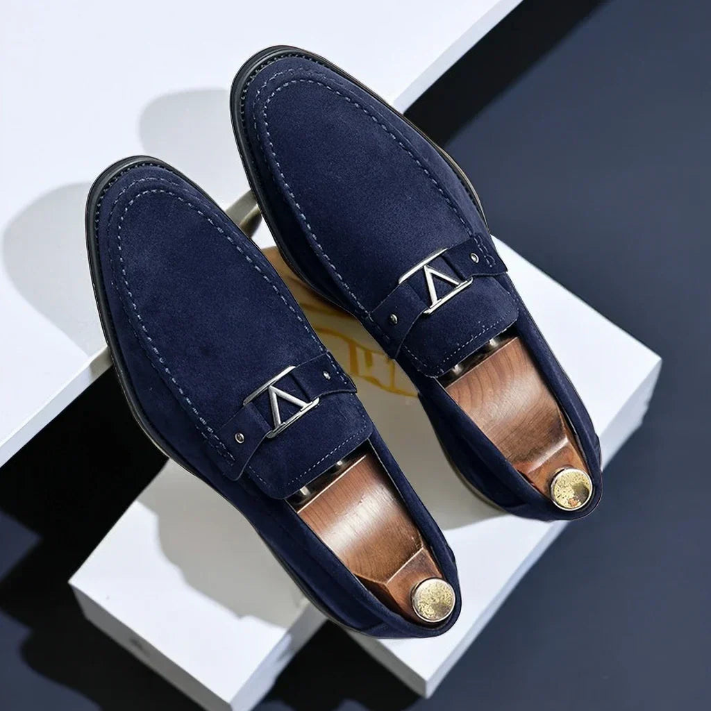 Herren Loafer Schuhe Wildleder Handgefertigt - Norvielle