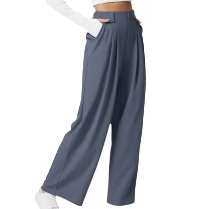 Damen High-Waist-Hose Elastisch Bequem