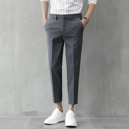 Herren Slim-Fit-Hose Elegant Zeitlos